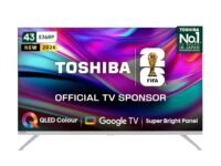 Toshiba 108 cm (43 inches) E36RP Series Full HD Smart QLED Google TV 43E36RP