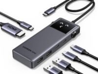 UGREEN Uno USB C Hub, 6-in-1 Type C Adapter with 4K@60Hz HDMI, 10Gbps 2×USB C& A 3.2 Data Ports, 100W Power Delivery for PC Laptop Phone Compatible with MacBook Air, iPad, iPhone 17/16 Series and More