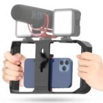 ULANZI U Rig Pro Smartphone Video Rig, Filmmaking Case, Phone Video Stabilizer Grip Tripod Mount for Videomaker Film-Maker Video-Grapher for iPhone Xs Xs Max Xr iPhone X 8 Plus Samsung, Black