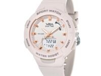 V2A Analog Digital Waterproof Fashion Sports Watch with Backlight Alarm Stopwatch for Women and Girls