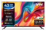 VW 109 cm (43 inches) Pro Series 4K Ultra HD Smart QLED Google TV VW43GQ2
