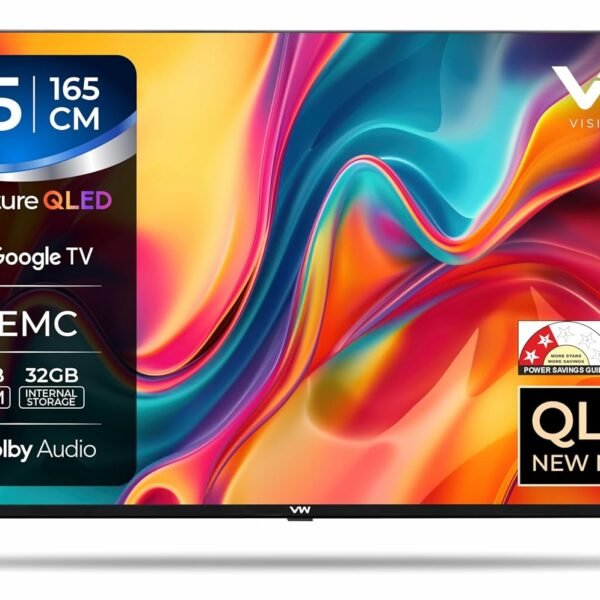 VW 165 cm (65 inches) Pro Series 4K Ultra HD Smart QLED Google TV VW65GQ2