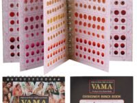 Vama Fashions Multicolour Plain Glitter Sparkle Shaded Crystal Diamond Stone Bindi Booklet Sticker for Women (MIni Bindi Book)