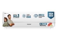 Voltas 1.5 ton 3 star,New star rated, Rating Inverter Split AC (Copper, Convertible 5-in-1 Cooling Mode, 2-Way Air Swing, Anti-dust Filter with Anti Microbial Coating, Auto Clean (183INV CAV, White)