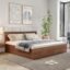 Wakefit Bed | King (78 X 72) Engineered Wood Bed with Storage, 1 Year Warranty | - Taurus - Columbian Walnut