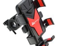 WeCool B3 360° Rotational Mobile Holder for Bike with One-Click Locking,Secure Grip Design,Mobile Stand for Bike Handle with Cushioning Pads,Phone Holder for mounting map and GPS Navigation Devices