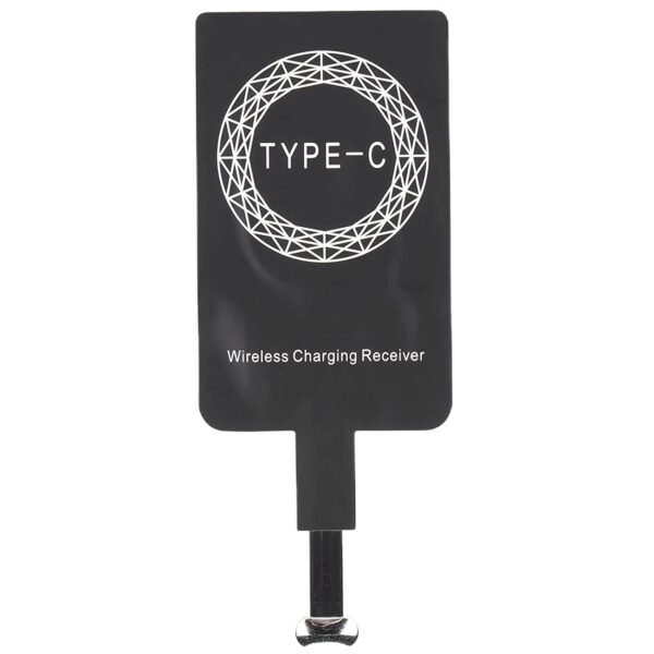 Wireless Charging Receiver for Type C Mobiles,Phones,Devices Qi Standard Wireless Patch Magic Tags for Type C Cellular Devices Lightweight Portable Durable & Compact Chip