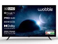 Wobble 109 cm (43 inches) X Series 4K UHD QLED Google TV WB43QDXGU2875T24