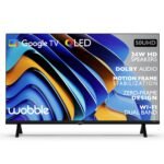 Wobble 127 cm (50 inches) QD Series 4K Ultra HD Smart QLED Google TV WB50GTAW9602QD (Black)