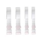 Women's Silicone Wired Tank Transparent Bra Invisible Straps X 4 Pairs