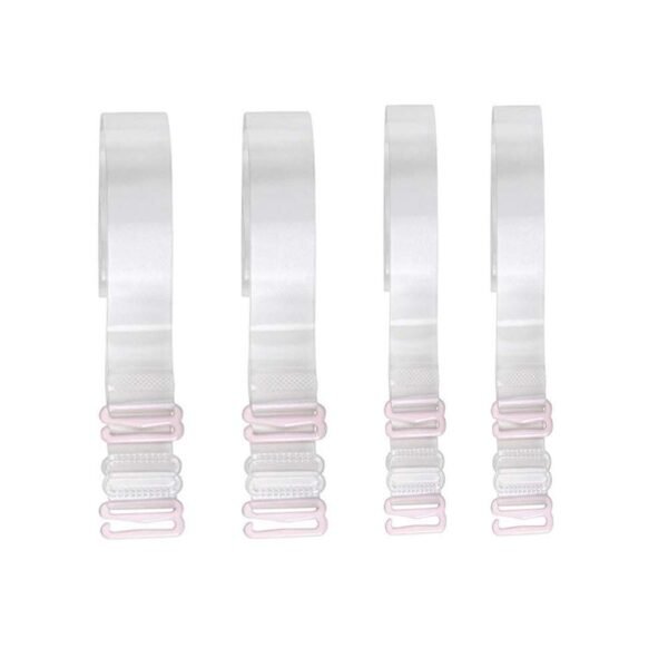 Women's Silicone Wired Tank Transparent Bra Invisible Straps X 4 Pairs