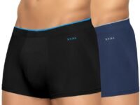 XYXX Men's Uno Micromodal Solid Antimicrobial Trunks | Underwear for Men (Pack of 2)