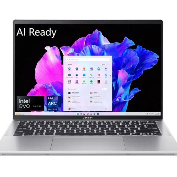 acer Swift Go 14 Intel Evo Thin & Light Laptop | 14" 1920 x 1200 Touch Display | Unlock AI Experiences | Intel Core Ultra 7 Processor 155H | Intel ARC | 16GB LPDDR5X | 512GB SSD | SFG14-72T-718K