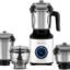 atomberg Zenova Mixer Grinder with Unique Coarse Mode | Advanced Safety Features | 4 Jars including Unique Chopper Jar with Hands Free Operation (Pearl White), Medium