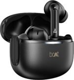 boAt Airdopes 219, 4Mics ENx Tech, 40 Hrs Battery, Best in Segment for Calling, Free Music Streaming,13mm Drivers, Bluetooth Earbuds, TWS Ear Buds Wireless Earphones with mic (Carbon Black)