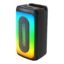 pTron Fusion Play Portable 34W Bluetooth Speaker w/Immersive Sound, Vivid RGB Lights, Party Speaker w/ 7 Hrs Playtime, BT5.3/Aux/TF Card/USB Playback, 6.5mm Karaoke Mic Port, Type-C Charging (Black)