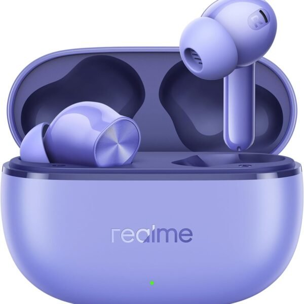 realme Buds T200 Lite Bluetooth in Ear Earbuds,4 Mic, AI ENC for Calls,48 Hours Total Playback with Fast Charging and Ultra Low Latency Gaming TWS, Google Fast Pair, with mic - (Purple)