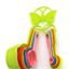 12Pcs Measuring Cups,Colorful Measuring Cups and Spoons Set,Stackable Measuring Spoons,Nesting Plastic Measuring Cup,Kitchen Measuring Set for Baking&Cooking(12 Peices,Rainbow Color)