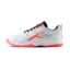 Hundred Raze Badminton Shoes (Non Marking) | Also Perfect for Squash, Table Tennis, & Indoor Sports | Lightweight & Durable | X-Cushion, Active Grip Sole (Lt Blue/Orange/Black/Yellow ; 2 UK)
