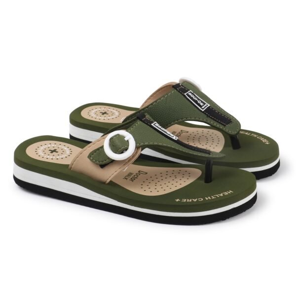 Duosoft Flip Flop for Women | Soft Comfortable | Breathable | Fashionable | Stylish | Trendy | Super soft | Lightweight | Anti-Slip Sole | Indoor & Outdoor |DW-34-Brown
