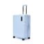 MOKOBARA Transit Check-in Large Luggage Trolley Bag-74cm(100L),Lightweight Polycarbonate Hardshell,360° 8 Silent Wheels,One Push TSA Lock,Premium Zipper,Suitcase for 15+ Day Travel,Blue(Shy Blue)