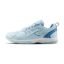 Hundred Raze Badminton Shoes (Non Marking) | Also Perfect for Squash, Table Tennis, & Indoor Sports | Lightweight & Durable | X-Cushion, Active Grip Sole (Lt Blue/Blue ; 1 UK)