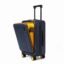 MOKOBARA Transit Cabin Pro Luggage Trolley Bag-56cm(40L),Polycarbonate Hardshell,Front Tech Compartment Fits 15.6" Laptop,TSA Lock,8 Silent Wheels,for 3-5 Days Trip,Blue&Yellow(We Meet Again Sunray)