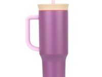 Tumbler with lid and Straw 1200ML Cup Stainless Steel Vacuum Insulated Tumbler for Water, Iced Tea or Coffee 1.2L Office Gym Travelling (Watermelon Breeze)