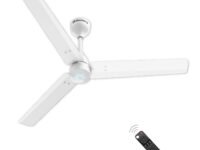 atomberg Renesa 1200mm BLDC Ceiling Fan with Remote Control | BEE 5 star Rated Energy Efficient Ceiling Fan | High Air Delivery with LED Indicators | 3 Year Warranty (Gloss White)