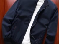 TAGAS Men's Regular Jacket Fit For Casual Wear || Low-Cut Standing Collar || Full Sleeve | Latest Stylish Jacket For Men ||Regular Fit Zip-Up Casual jacket|| bomber jacket for men(MJ-9015)