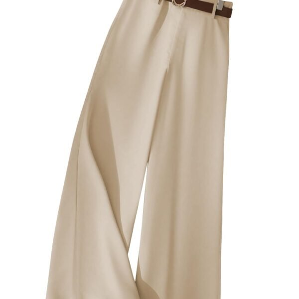 KERI PERRY Trousers for Woman Pants Women's Formal Office Korean | Black Track Pant Beige| Straight | Cotton Spandex Stretchable Trouser | High-Waisted Bottom Wear