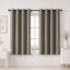 HOMEMONDE Room Darkening Curtain for Window 5 Feet Single Pcs - Heavy Polyester 75% Blackout Thick Curtains, Room Privacy and Thermal Insulation - (Urban Ash - 60 Inches)