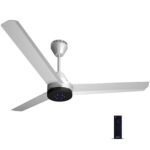 Colorbot Stella BLDC Ceiling Fans 1200mm | BEE 5 Star Rated Power Saver | AeroQuiet+ Technology | 370 RPM | Remote Control (Boost, Timer, LED, Reverse Mode) | 4 Years Warranty (Arctic White)