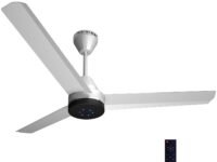 Colorbot Stella BLDC Ceiling Fans 1200mm | BEE 5 Star Rated Power Saver | AeroQuiet+ Technology | 370 RPM | Remote Control (Boost, Timer, LED, Reverse Mode) | 4 Years Warranty (Arctic White)