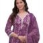 Amayra Women's Pure Cotton Printed Straight Kurta Set with Palazzo Pants & Dupatta- Ethnic Wear