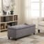 Urban Design Organizer Stool Chest Storage Box with Lid/Multi-Functional Collapsible Ottoman Footrest Seat Footstool