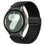 20mm Watch Strap Compatible with Samsung Galaxy Watch 7/6/5/4 Strap 44mm 40mm/5 Pro 45mm Wriststrap/Active 2 Band Magnetic Buckle Braided Belt(Watch Not Included)