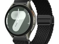 20mm Watch Strap Compatible with Samsung Galaxy Watch 7/6/5/4 Strap 44mm 40mm/5 Pro 45mm Wriststrap/Active 2 Band Magnetic Buckle Braided Belt(Watch Not Included)