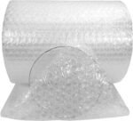 40 Gsm Heavy Air Bubble Wrap Packing Roll for Safety, Multipurpose Packing Needs 1 Meter Wide (5 Meter, Transparent)