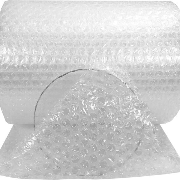 40 Gsm Heavy Air Bubble Wrap Packing Roll for Safety, Multipurpose Packing Needs 1 Meter Wide (5 Meter, Transparent)