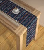 AEROHAVEN™ Abstract Multicolour HD Digital Premium Modern 4 Seater Table Runner Cloth - TR-04 - (Mulitcolor, 13 x 60 Inch)