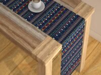 AEROHAVEN™ Abstract Multicolour HD Digital Premium Modern 4 Seater Table Runner Cloth - TR-04 - (Mulitcolor, 13 x 60 Inch)