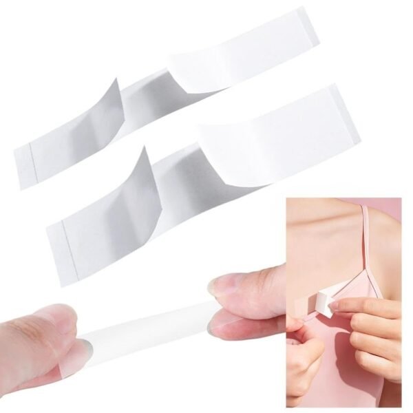 ALYNE Professional Double Sided Fashion Tape for Clothing & Body - Gentle Skin-Safe Adhesive - All Day Holding Strength Invisible Dress Tape - Clear Fabric Tape for All Skin Tones & Outfits