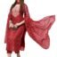 ANNI DESIGNER Women's Cotton Blend Straight Printed Kurta with Pant & Dupatta