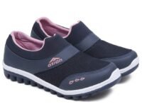 ASIAN Women Pull On Running Shoes