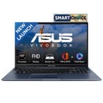ASUS Vivobook 15, Smartchoice, AMD Ryzen 7 5825U, 16GB RAM, 512GB SSD, FHD 15.6", Windows 11, Office Home 2024, Quiet Blue, 1.7Kg, M1502YA-BQ703WS, AMD Radeon iGPU, M365 Basic (1Year)*, 42Whr Laptop