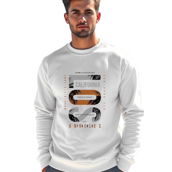 AUSK Men Sweatshirt || Oversized Loose Fit Fleece Sweatshirts for Man