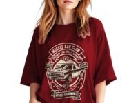 AUSK Oversized T-Shirt for Womens || Graphic Front Printed Loose fit Womens Tshirt