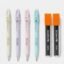 All new Practical Mechanical Pen Pencil 0.7mm with round shapped 360 degree rubber covered with cap + 2 Led Box with Pack of 4 Pen Pencils