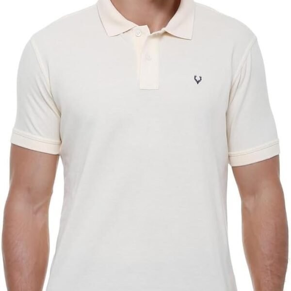 Allen Solly Men's Polo Shirts (Pack of 1), Beige, S